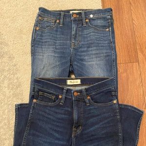 MADEWELL HIGH RISE SKINNY BUNDLE